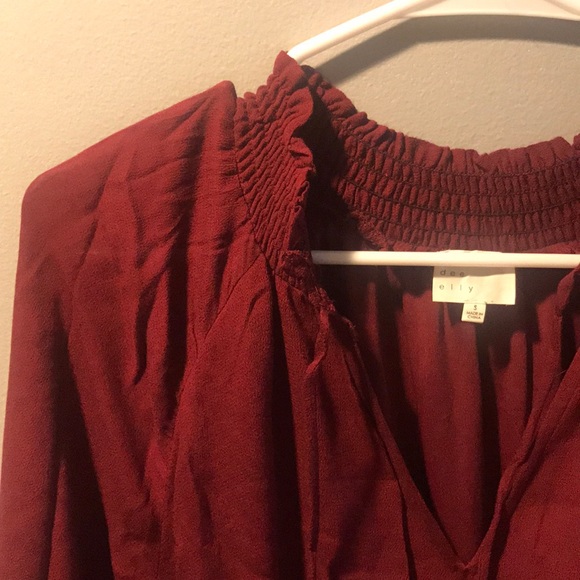 VICI JONAH LONG SLEEVE RUFFLE DRESS - Picture 6 of 6